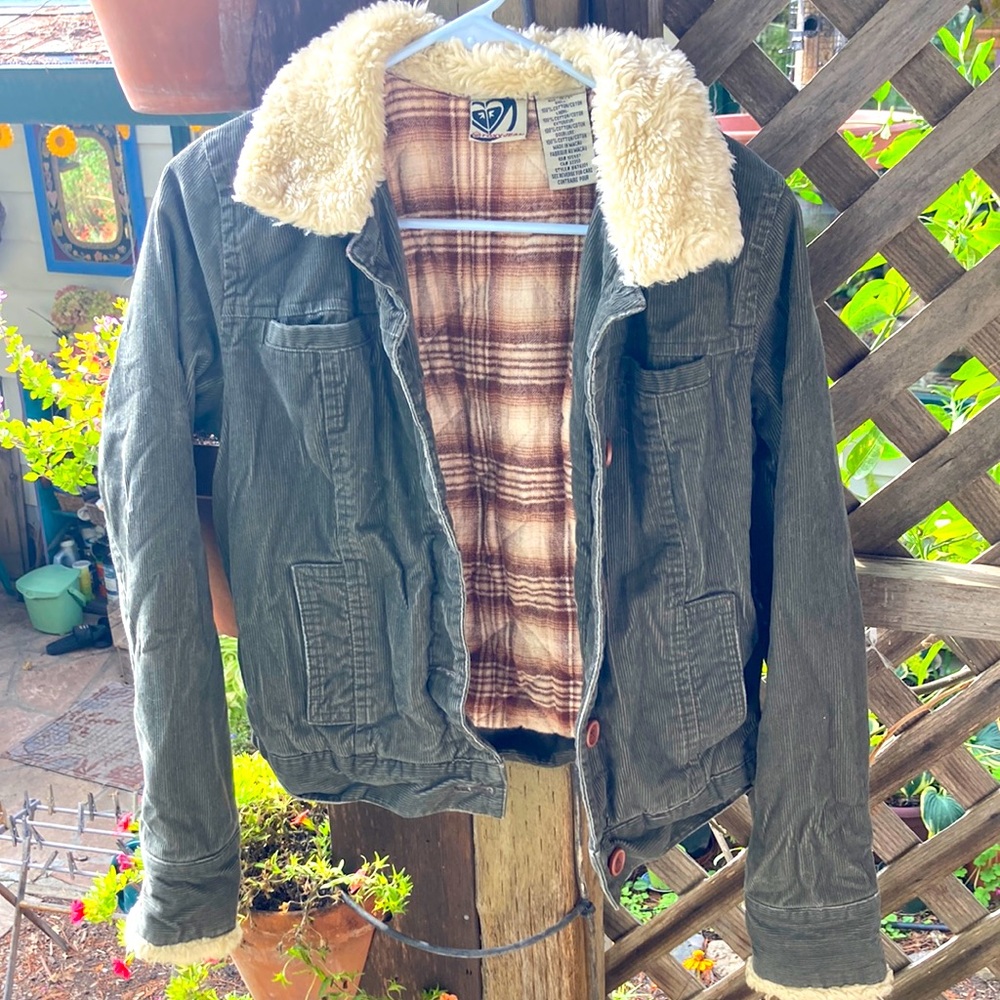 Fully Lined Roxy Corduroy Jacket - image 1